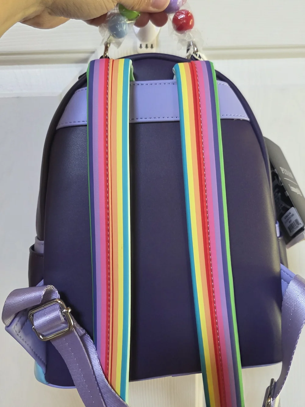 Pixar Inside Out Navy Character Mini Loungefly Backpack NWT Lights Up